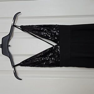 Papya Black Romper - Sz Med